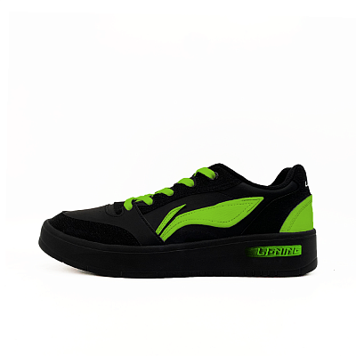 LiNing Yuanbao V3 Slip Resistant, Abrasion Resistant, And Balanced Low Top Skateboard Shoes Men's Black Green