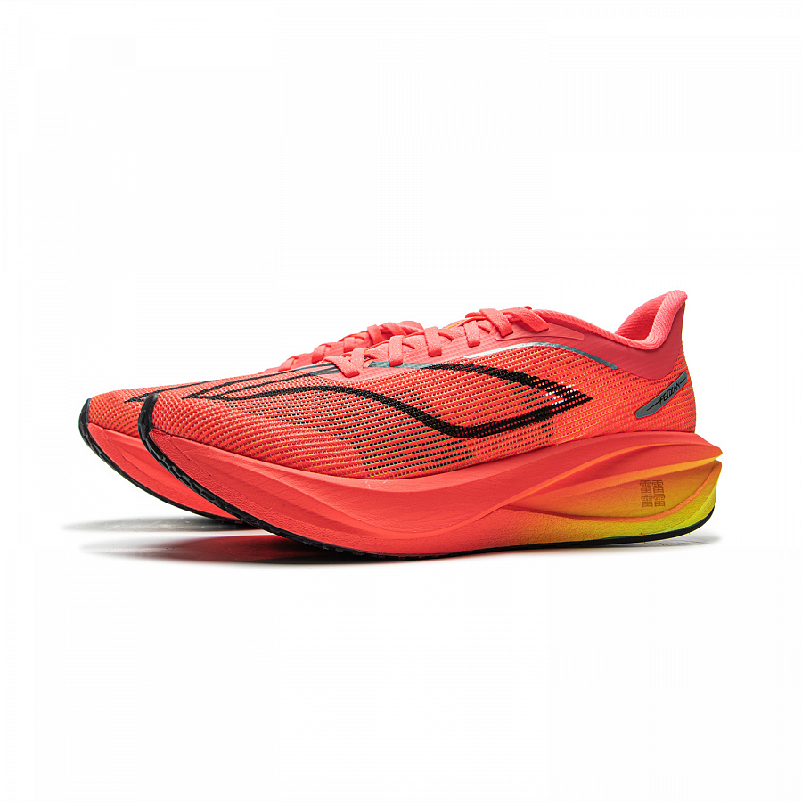 LiNing Feidian 5 Challenger Cushioning Slip Resistant Lightweight Rebound Low Top Racing Running Shoes Women's Red купить в интернет-магазине Yoocart с быстрой доставкой по России.