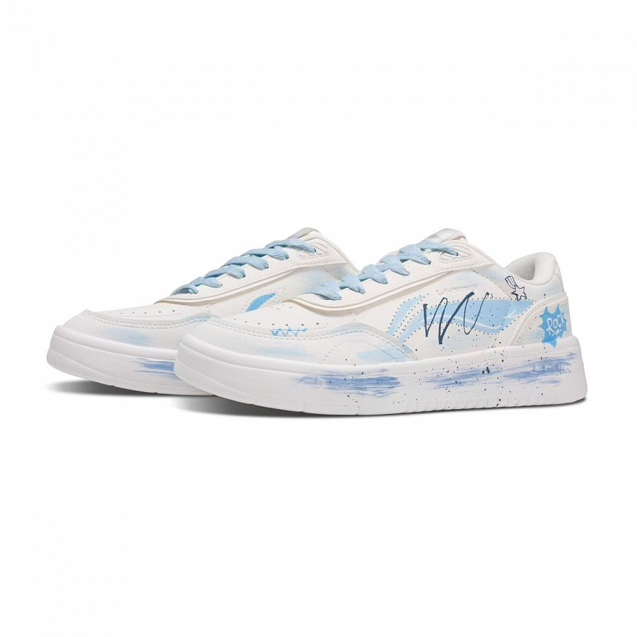 LiNing Su Waterproof And Quick Dry Low Top Skateboard Shoes Women's White Blue купить в интернет-магазине Yoocart с быстрой доставкой по России.