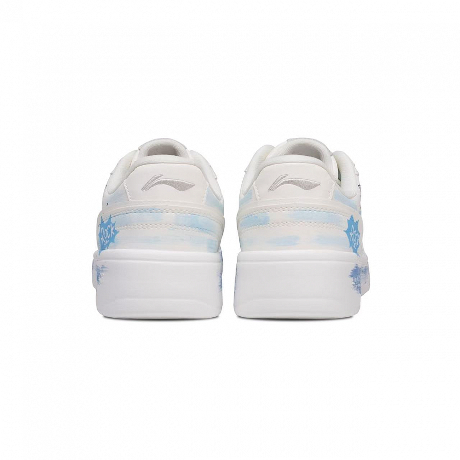LiNing Su Waterproof And Quick Dry Low Top Skateboard Shoes Women's White Blue купить в интернет-магазине Yoocart с быстрой доставкой по России.