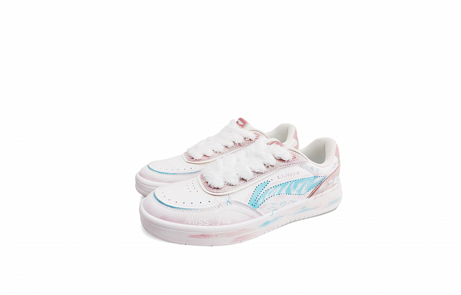 LiNing Su Cushioning Lightweight Low Top Skateboard Shoes Women's Pink купить в интернет-магазине Yoocart с быстрой доставкой по России.