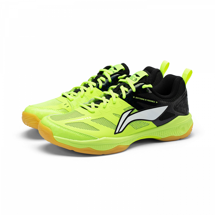 LiNing Supportive And Elastic Low Top Badminton Shoes Unisex Green Black купить в интернет-магазине Yoocart с быстрой доставкой по России.