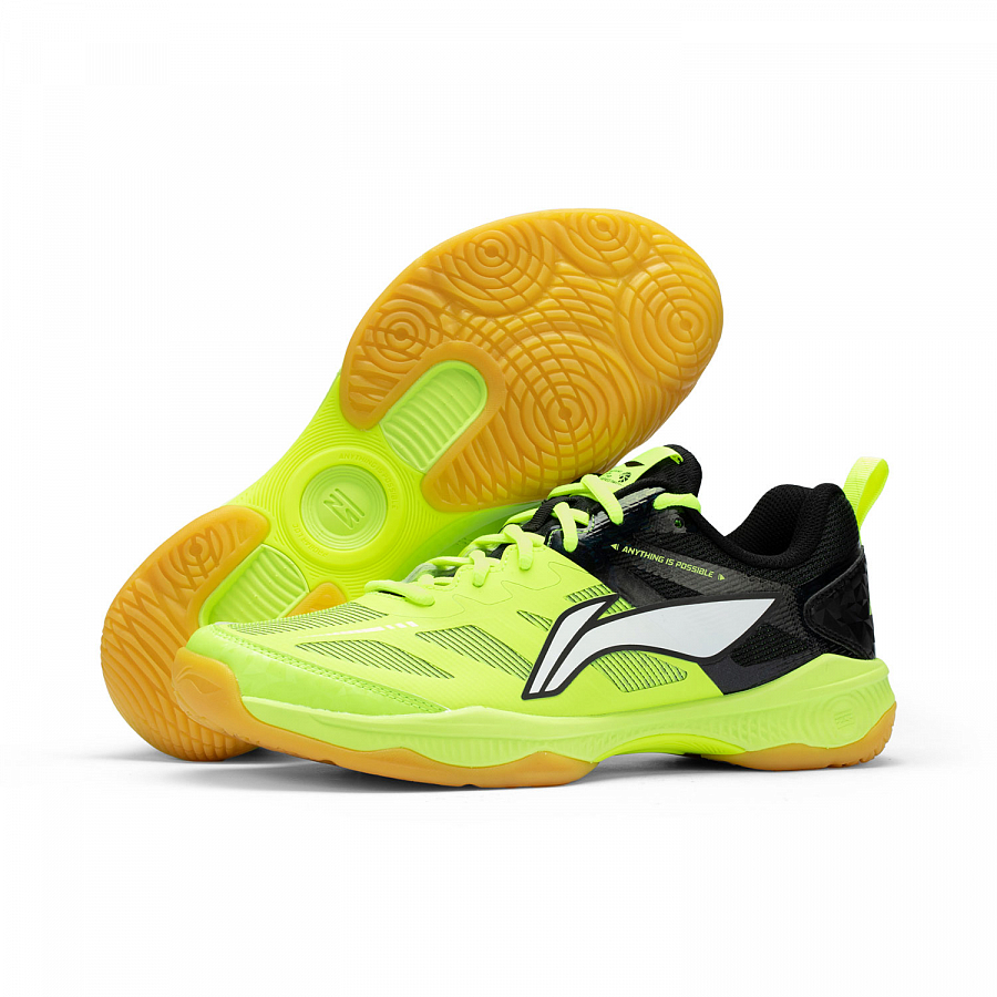 LiNing Supportive And Elastic Low Top Badminton Shoes Unisex Green Black купить в интернет-магазине Yoocart с быстрой доставкой по России.