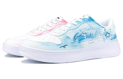 LINING Pontoon Boats Skateboard Shoes Men's Low top White