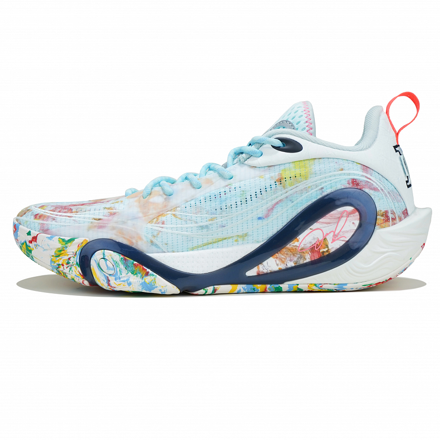 LINING DLO1 Basketball Shoes Men's Low top Blue Pink купить в интернет-магазине Yoocart с быстрой доставкой по России.