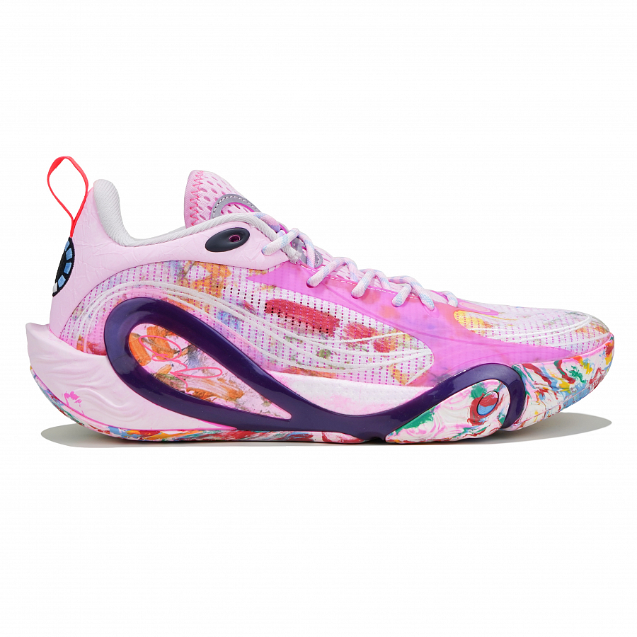 LINING DLO1 Basketball Shoes Men's Low top Blue Pink купить в интернет-магазине Yoocart с быстрой доставкой по России.