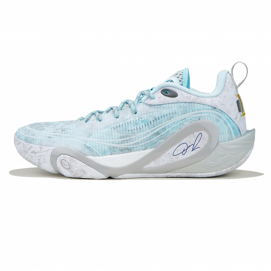 LiNing DLO1 Cushioning, Wear Resistant Low Top Basketball Shoes Men's Blue Pink купить в интернет-магазине Yoocart с быстрой доставкой по России.