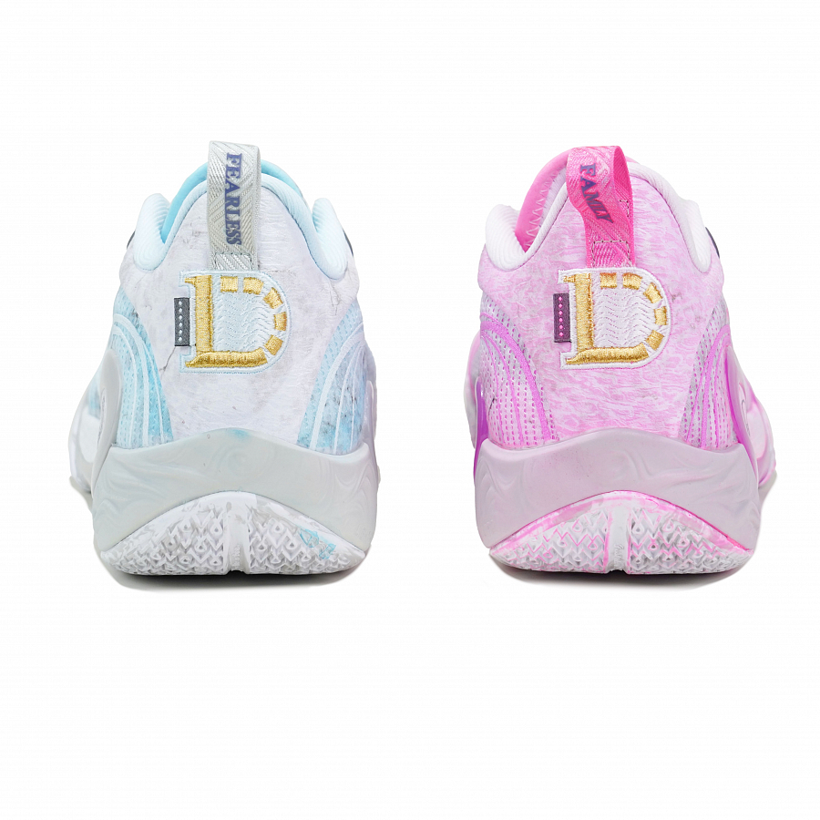 LiNing DLO1 Cushioning, Wear Resistant Low Top Basketball Shoes Men's Blue Pink купить в интернет-магазине Yoocart с быстрой доставкой по России.