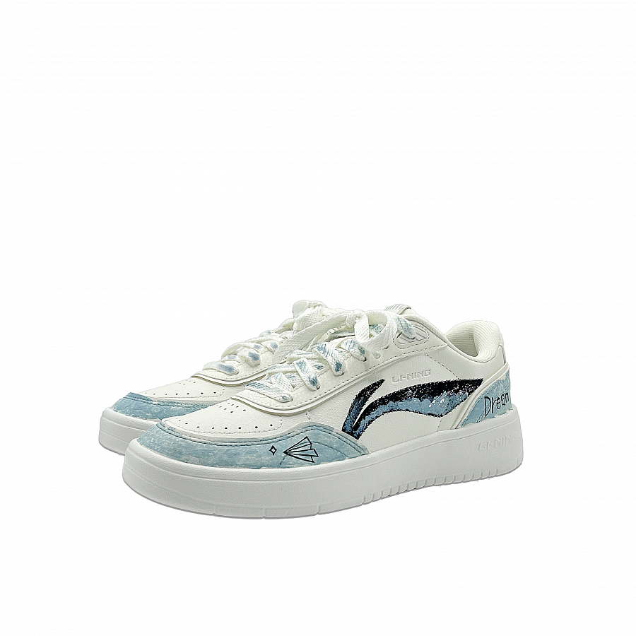LiNing Su Slip Resistant Shock Absorbers Low Top Skateboard Shoes Women's Blue купить в интернет-магазине Yoocart с быстрой доставкой по России.
