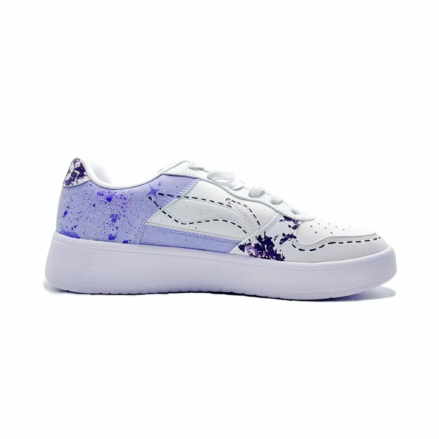LiNing Pontoon Boats Abrasion Resistant Height Increasing Low top Skateboard Shoes Women's Purple купить в интернет-магазине Yoocart с быстрой доставкой по России.