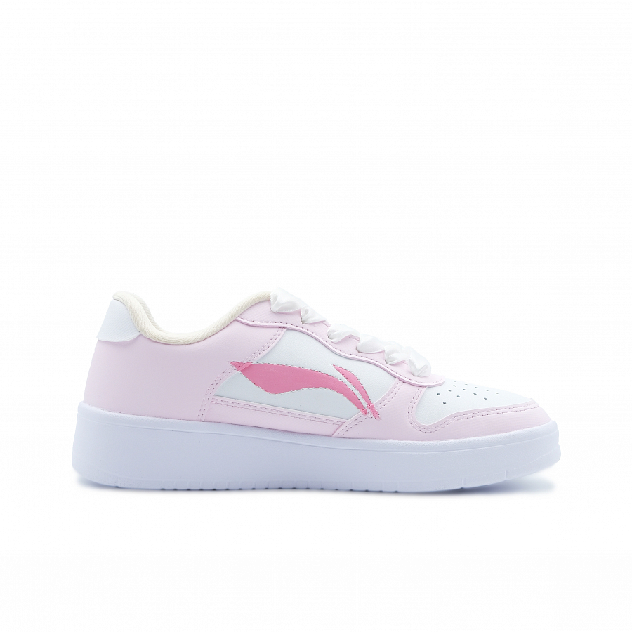 LiNing Pontoon Boats Anti-Slip Wear-Resistant Low-Top Skateboard Shoes Women's Pink купить в интернет-магазине Yoocart с быстрой доставкой по России.