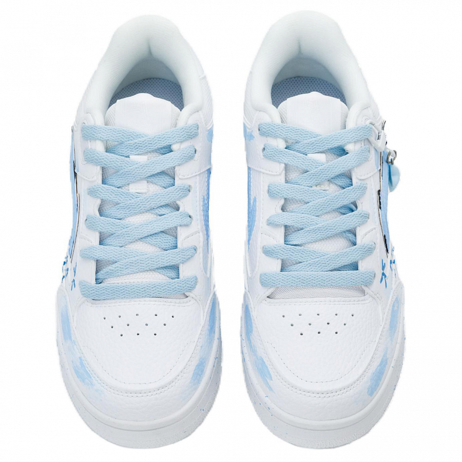 LiNing Tianji Slip Resistant And Abrasion Resistant Coverage Low Top Skateboard Shoes Unisex White Blue купить в интернет-магазине Yoocart с быстрой доставкой по России.
