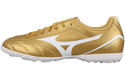 Mizuno Folgado AS Soccer Shoes Men's Gold White