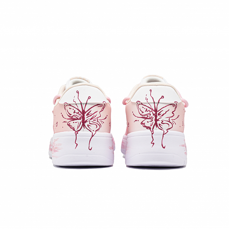 LiNing Pontoon Boats Abrasion Resistant Breathable Height Increasing Low Top Skateboard Shoes Women's Pink купить в интернет-магазине Yoocart с быстрой доставкой по России.