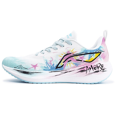 LiNing Wuyue Cushioning Quick Dry Support Low Top Casual Running Shoes Men's Dopamine