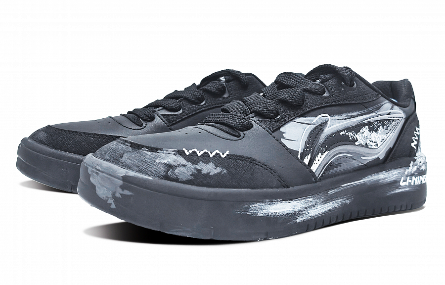 LiNing Yuanbao V3 Coverage Cushioning Abrasion Resistant Low Top Skateboard Shoes Men's Black купить в интернет-магазине Yoocart с быстрой доставкой по России.
