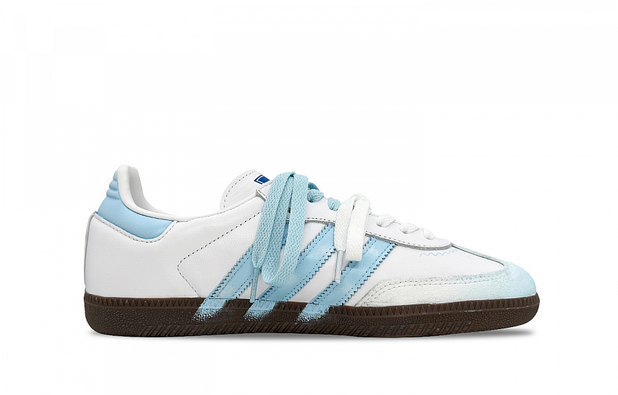 Adidas Originals SAMBA OG Low Top Skateboard Shoes Unisex Blue White купить в интернет-магазине Yoocart с быстрой доставкой по России.