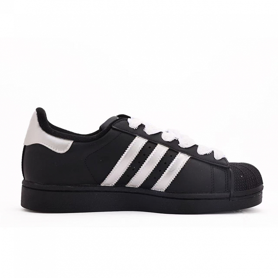 Adidas Originals SUPERSTAR Coverage Low Top Skateboard Shoes Unisex Black Silver купить в интернет-магазине Yoocart с быстрой доставкой по России.