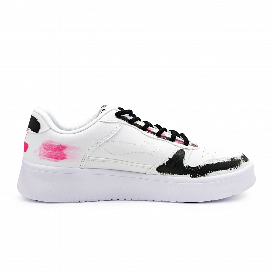 LiNing Pontoon Boats Abrasion Resistant Lightweight Height Increasing Low top Skateboard Shoes Unisex Black White купить в интернет-магазине Yoocart с быстрой доставкой по России.