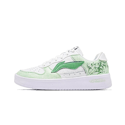 LiNing Pontoon Boats Cushioning, Wear Resistant Low Top Skateboard Shoes Unisex Green