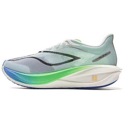 LINING Feidian 5 Challenger Running Shoes Men's Low top Standard White/Empty Blue