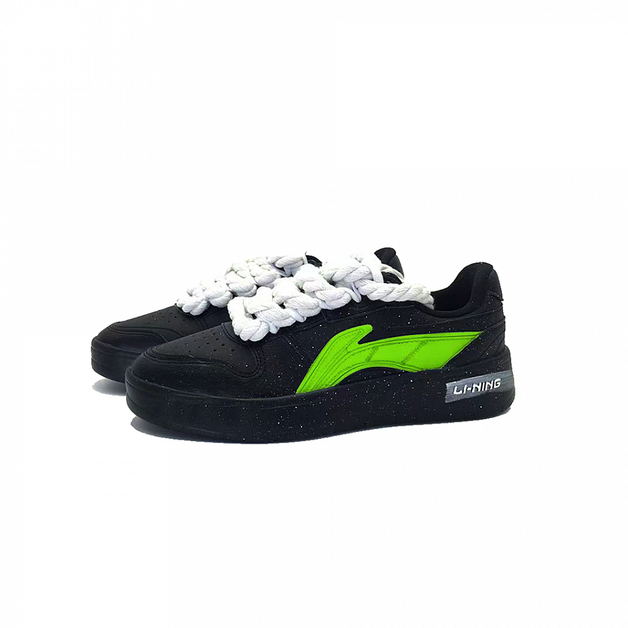 LiNing Slip-Resistant Cushioning Wear-Resistant Low-Top Skateboard Shoes Men's Neon Green купить в интернет-магазине Yoocart с быстрой доставкой по России.