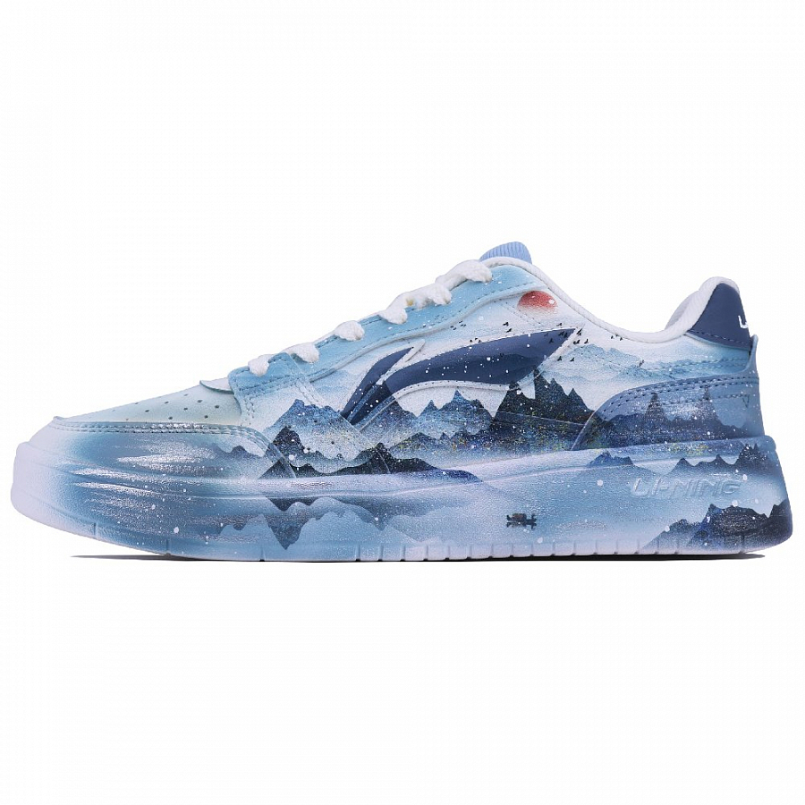 LiNing Acer Truncatum Slip-Resistant Cushioning Abrasion-Resistant Low-Top Skateboard Shoes Men's Peacock Blue купить в интернет-магазине Yoocart с быстрой доставкой по России.