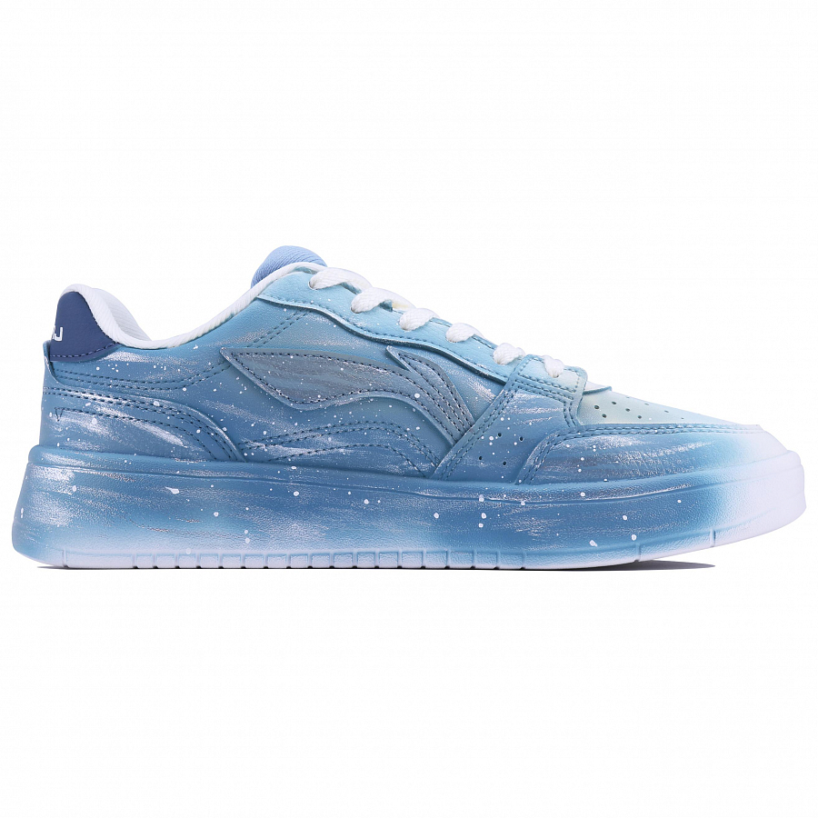 LiNing Acer Truncatum Slip-Resistant Cushioning Abrasion-Resistant Low-Top Skateboard Shoes Men's Peacock Blue купить в интернет-магазине Yoocart с быстрой доставкой по России.