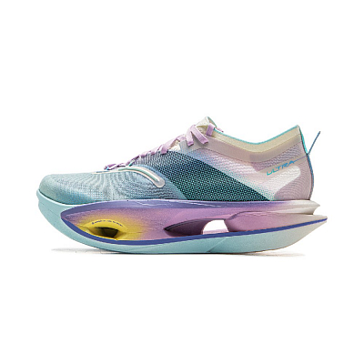 LiNing Feidian 5 ULTRA Cushioning, Slip Resistant, Rebound Low Top Running Shoes Unisex Blue Purple