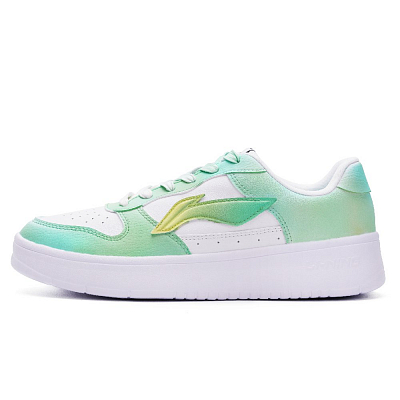 LiNing Pontoon Boats Coverage Cushioning Low top Skateboard Shoes Men's Light Green
