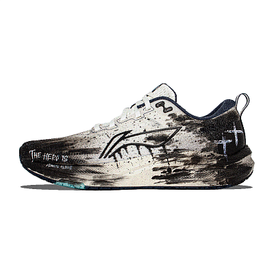 LiNing Red Hare 8 Slip Resistant, Abrasion Resistant, Lightweight Low Top Training Running Shoes Men's Black White