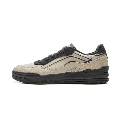 LiNing Moon Glaze Slip Resistant, Abrasion Resistant, Breathable Low Top Skateboard Shoes Men's Muted Grass Black