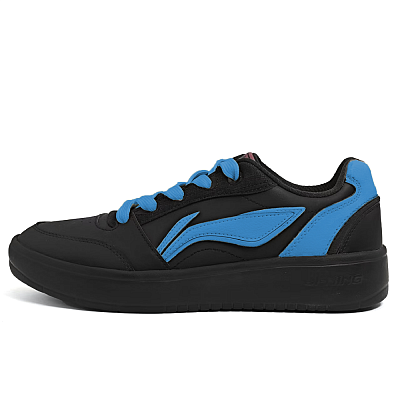 LiNing Yuanbao V3 Anti Slip And Wear Resistant Lightweight Low Top Skateboard Shoes Men's Blue Black