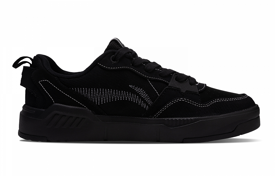 LiNing Yuan Chu Slip Resistant Shock Absorbers With Abrasion Resistant Properties Low Top Skateboard Shoes Men's Black купить в интернет-магазине Yoocart с быстрой доставкой по России.