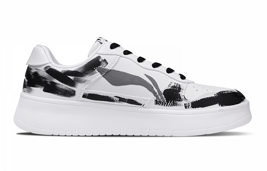 LiNing Pontoon Boats Slip Resistant, Abrasion Resistant, Breathable Low Top Skateboard Shoes Unisex White Black купить в интернет-магазине Yoocart с быстрой доставкой по России.