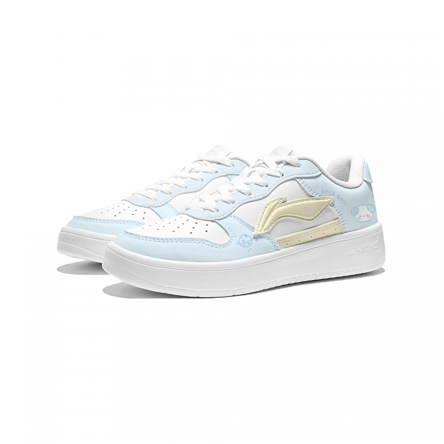 LiNing Pontoon Boats Anti Slip Wear Resistant Low Top Skateboard Shoes Women's White купить в интернет-магазине Yoocart с быстрой доставкой по России.