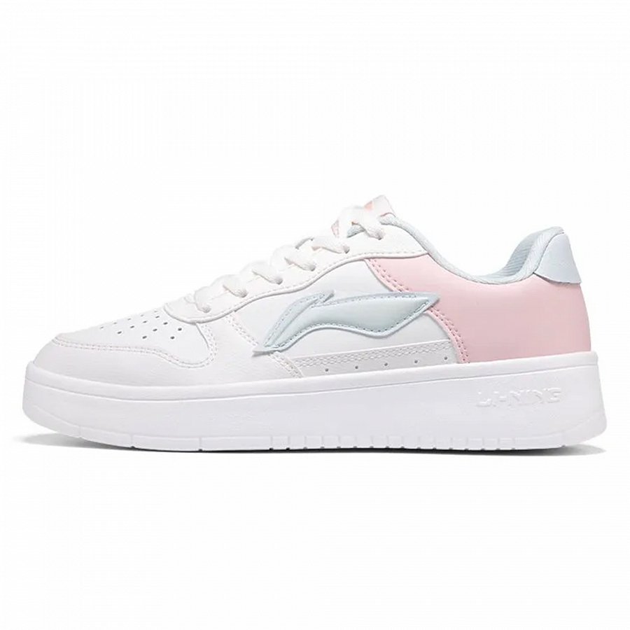 LiNing Pontoon Boats Anti Slip Wear Resistant Low Top Skateboard Shoes Women's White купить в интернет-магазине Yoocart с быстрой доставкой по России.