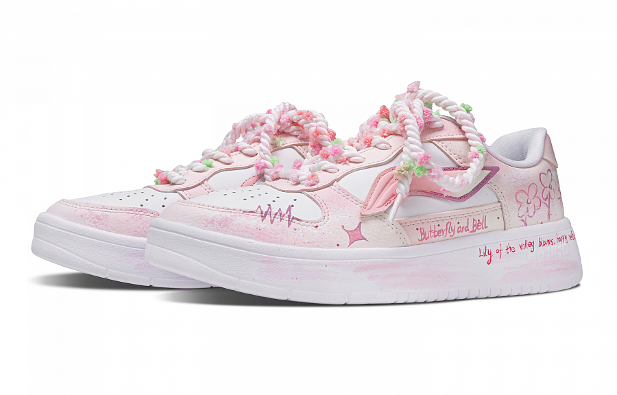 LiNing Pontoon Boats Abrasion Resistant Coverage Low Top Skateboard Shoes Unisex Peach купить в интернет-магазине Yoocart с быстрой доставкой по России.