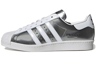 Adidas Prada X Superstar 'Silver Metallic'
