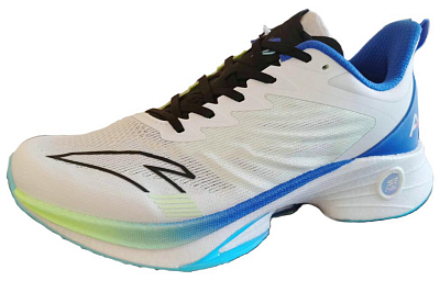 Anta MACH 3.0 Durable Breathable Low-Top Running Shoes Men's White Blue Teal