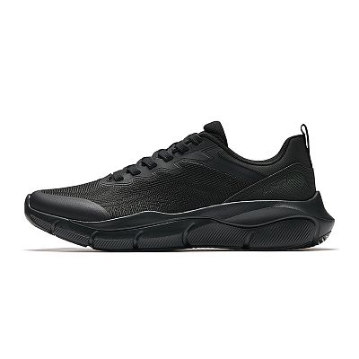 Anta Cushioning And Breathable Low Top Casual Running Shoes Men's Black