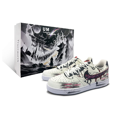 Nike Court Vision 1 Ink Dyed Craze SBOX Abrasion Resistant Low top Skateboard Shoes Men's Black