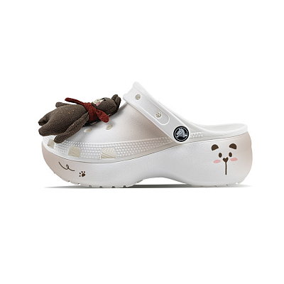 Crocs Classic Platform Clog Clogs Women's White