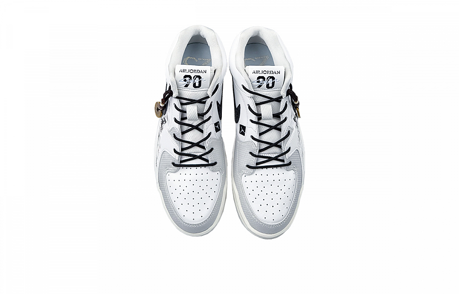 Jordan Stadium 90 Cushioning, Wear Resistant Low top Vintage Basketball Shoes Men's White Black купить в интернет-магазине Yoocart с быстрой доставкой по России.