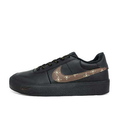 Nike Court Shot Skateboard Shoes Men's Low top Black/Brown