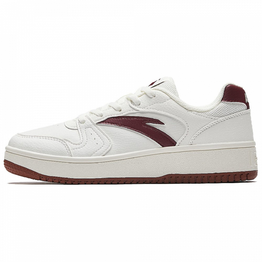 Anta Original Year Slip Resistant Height Increasing Low top Skateboard Shoes Women's White Red купить в интернет-магазине Yoocart с быстрой доставкой по России.