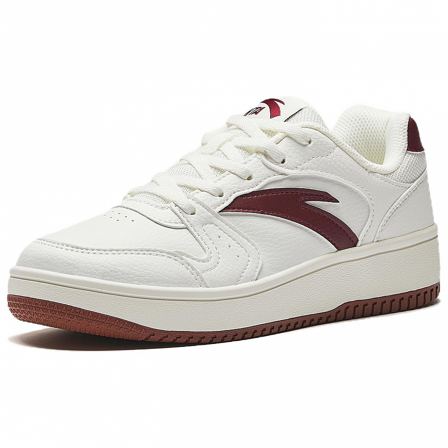 Anta Original Year Slip Resistant Height Increasing Low top Skateboard Shoes Women's White Red купить в интернет-магазине Yoocart с быстрой доставкой по России.