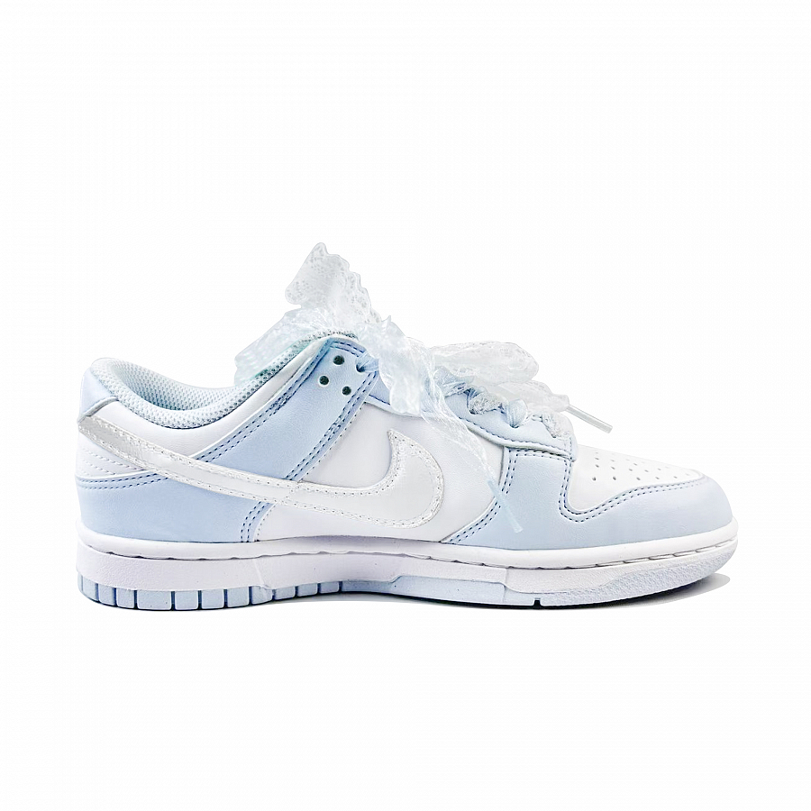 Nike Dunk Abrasion Resistant Low Top Skateboard Shoes Unisex Silver Blue купить в интернет-магазине Yoocart с быстрой доставкой по России.