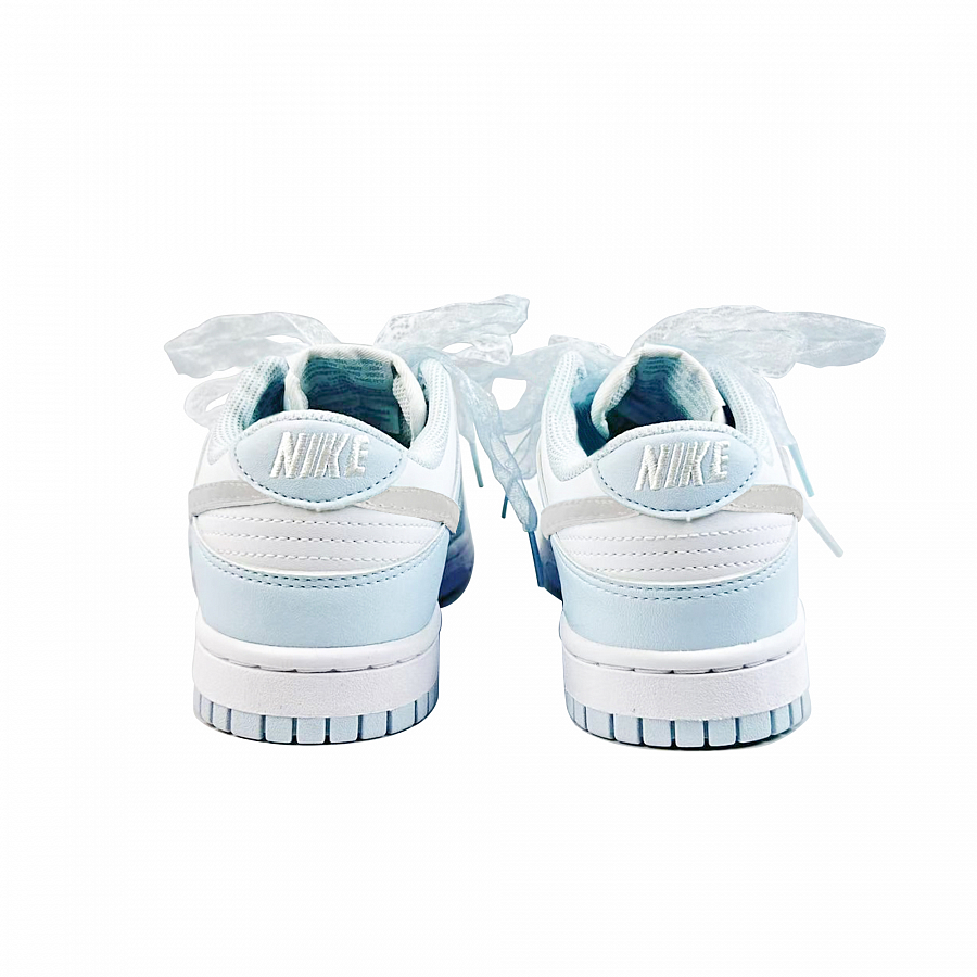 Nike Dunk Abrasion Resistant Low Top Skateboard Shoes Unisex Silver Blue купить в интернет-магазине Yoocart с быстрой доставкой по России.