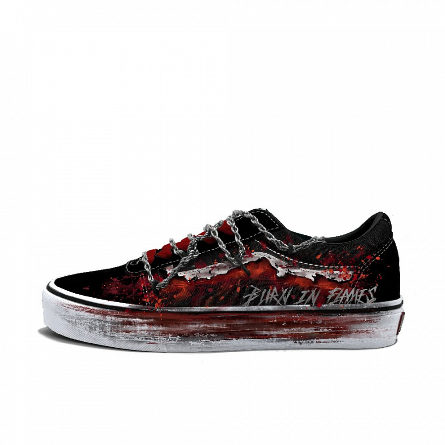 Vans Ward Abrasion Resistant Low Top Skateboard Shoes Men's Red купить в интернет-магазине Yoocart с быстрой доставкой по России.